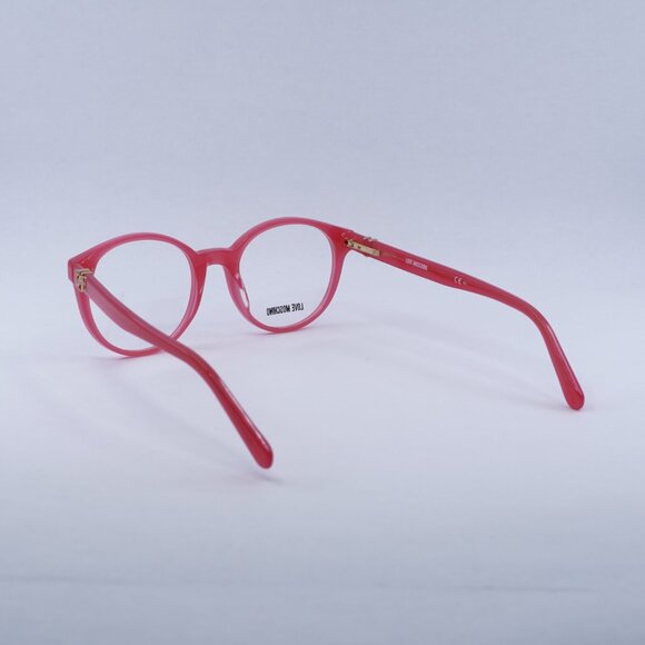 Moschino MOL523 0C9A00 Eyeglasses Pink 49mm Round Frame - Picture 6 of 10